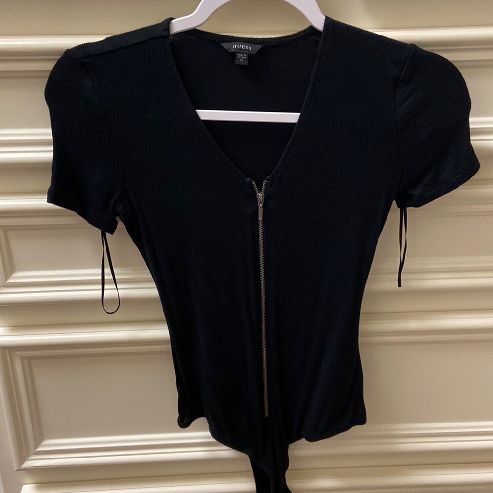 Guess brand extra small zippered bodysuit